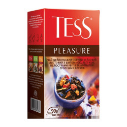 Чай, TESS, 90г Pleasure чорний розсипний