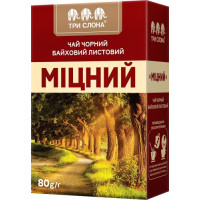 Чай, Три Слона, 80г міцний