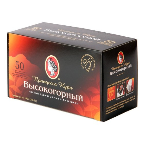 Чай, Принцеса Нурі, 50пак Високогірний